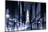 Urban Stretch Series - City Hall and Avenue of the Arts by Night - Philadelphia-Philippe Hugonnard-Mounted Photographic Print