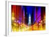 Urban Stretch Series - City Hall and Avenue of the Arts by Night - Philadelphia-Philippe Hugonnard-Framed Photographic Print