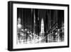 Urban Stretch Series - City Hall and Avenue of the Arts by Night - Philadelphia-Philippe Hugonnard-Framed Photographic Print