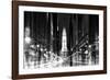 Urban Stretch Series - City Hall and Avenue of the Arts by Night - Philadelphia-Philippe Hugonnard-Framed Photographic Print