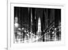 Urban Stretch Series - City Hall and Avenue of the Arts by Night - Philadelphia-Philippe Hugonnard-Framed Photographic Print