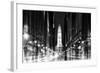 Urban Stretch Series - City Hall and Avenue of the Arts by Night - Philadelphia-Philippe Hugonnard-Framed Photographic Print