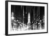 Urban Stretch Series - City Hall and Avenue of the Arts by Night - Philadelphia-Philippe Hugonnard-Framed Photographic Print