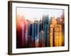 Urban Stretch Series - Cityscape of Times Square Buildings - Manhattan - New York-Philippe Hugonnard-Framed Photographic Print