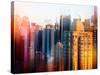 Urban Stretch Series - Cityscape of Times Square Buildings - Manhattan - New York-Philippe Hugonnard-Stretched Canvas