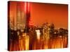 Urban Stretch Series, Fine Art, Newyorker, Manhattan by Night, New York, United States-Philippe Hugonnard-Stretched Canvas