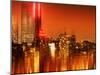 Urban Stretch Series, Fine Art, Newyorker, Manhattan by Night, New York, United States-Philippe Hugonnard-Mounted Premium Photographic Print