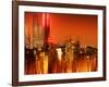 Urban Stretch Series, Fine Art, Newyorker, Manhattan by Night, New York, United States-Philippe Hugonnard-Framed Photographic Print