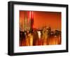 Urban Stretch Series, Fine Art, Newyorker, Manhattan by Night, New York, United States-Philippe Hugonnard-Framed Photographic Print