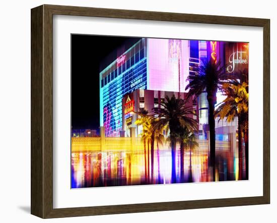 Urban Stretch Series, Fine Art, Strip, Casino, Las Vegas, Nevada, United States-Philippe Hugonnard-Framed Premium Photographic Print