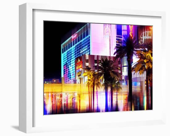 Urban Stretch Series, Fine Art, Strip, Casino, Las Vegas, Nevada, United States-Philippe Hugonnard-Framed Premium Photographic Print