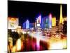 Urban Stretch Series, Fine Art, Strip, Las Vegas, Nevada, United States-Philippe Hugonnard-Mounted Photographic Print