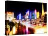 Urban Stretch Series, Fine Art, Strip, Las Vegas, Nevada, United States-Philippe Hugonnard-Stretched Canvas