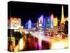 Urban Stretch Series, Fine Art, Strip, Las Vegas, Nevada, United States-Philippe Hugonnard-Stretched Canvas