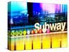 Urban Stretch Series, Fine Art, Subway, Colors, Times Square, Manhattan, New York City, US-Philippe Hugonnard-Stretched Canvas