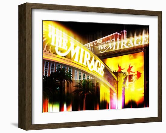 Urban Stretch Series, Fine Art, the Mirage, Casino, Las Vegas, Nevada, United States-Philippe Hugonnard-Framed Premium Photographic Print