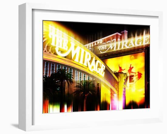 Urban Stretch Series, Fine Art, the Mirage, Casino, Las Vegas, Nevada, United States-Philippe Hugonnard-Framed Premium Photographic Print