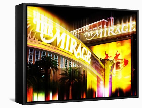 Urban Stretch Series, Fine Art, the Mirage, Casino, Las Vegas, Nevada, United States-Philippe Hugonnard-Framed Stretched Canvas
