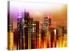 Urban Stretch Series - Landscape of Manhattan at Night - New York-Philippe Hugonnard-Stretched Canvas