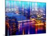 Urban Stretch Series - London with St. Paul's Cathedral and River Thames at Night - UK-Philippe Hugonnard-Mounted Photographic Print