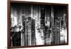 Urban Stretch Series - Manhattan and Times Square at Night - 42nd Street - New York-Philippe Hugonnard-Framed Photographic Print