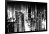 Urban Stretch Series - Manhattan and Times Square at Night - 42nd Street - New York-Philippe Hugonnard-Framed Photographic Print