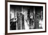 Urban Stretch Series - Manhattan and Times Square at Night - 42nd Street - New York-Philippe Hugonnard-Framed Photographic Print