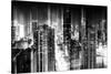 Urban Stretch Series - Manhattan and Times Square at Night - 42nd Street - New York-Philippe Hugonnard-Stretched Canvas