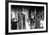 Urban Stretch Series - Manhattan and Times Square at Night - 42nd Street - New York-Philippe Hugonnard-Framed Photographic Print