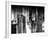 Urban Stretch Series - Manhattan and Times Square at Night - 42nd Street - New York-Philippe Hugonnard-Framed Photographic Print