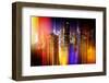 Urban Stretch Series - Manhattan and Times Square at Night - 42nd Street - New York-Philippe Hugonnard-Framed Photographic Print