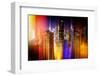 Urban Stretch Series - Manhattan and Times Square at Night - 42nd Street - New York-Philippe Hugonnard-Framed Photographic Print