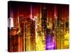 Urban Stretch Series - Manhattan and Times Square at Night - 42nd Street - New York-Philippe Hugonnard-Stretched Canvas