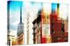 Urban Stretch Series - Manhattan Architecture with the Empire State Building - NYC-Philippe Hugonnard-Stretched Canvas