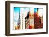 Urban Stretch Series - Manhattan Architecture with the Empire State Building - NYC-Philippe Hugonnard-Framed Photographic Print