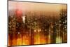 Urban Stretch Series - Manhattan at Night - New Yorker Hotel Sign - New York-Philippe Hugonnard-Mounted Photographic Print