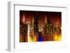 Urban Stretch Series - Manhattan at Night - Times Square - New York-Philippe Hugonnard-Framed Photographic Print