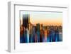 Urban Stretch Series - Manhattan at Sunset - New Yorker Hotel - New York-Philippe Hugonnard-Framed Photographic Print