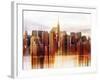 Urban Stretch Series - Manhattan Skyscrapers with the Chrysler Building - New York-Philippe Hugonnard-Framed Photographic Print