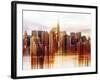 Urban Stretch Series - Manhattan Skyscrapers with the Chrysler Building - New York-Philippe Hugonnard-Framed Photographic Print