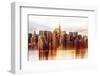 Urban Stretch Series - Manhattan Skyscrapers with the Chrysler Building - New York-Philippe Hugonnard-Framed Photographic Print