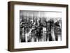 Urban Stretch Series - Skyline of Manhattan by Night - New York-Philippe Hugonnard-Framed Photographic Print