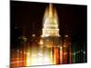 Urban Stretch Series - The Capitol Building by Night - US Congress - Washington DC-Philippe Hugonnard-Mounted Photographic Print