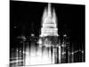 Urban Stretch Series - The Capitol Building by Night - US Congress - Washington DC-Philippe Hugonnard-Mounted Photographic Print