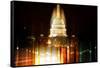 Urban Stretch Series - The Capitol Building by Night - US Congress - Washington DC-Philippe Hugonnard-Framed Stretched Canvas