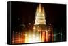 Urban Stretch Series - The Capitol Building by Night - US Congress - Washington DC-Philippe Hugonnard-Framed Stretched Canvas