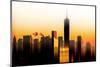 Urban Stretch Series - The One World Trade Center at Sunset - Manhattan - New York-Philippe Hugonnard-Mounted Photographic Print