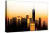 Urban Stretch Series - The One World Trade Center at Sunset - Manhattan - New York-Philippe Hugonnard-Stretched Canvas