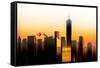 Urban Stretch Series - The One World Trade Center at Sunset - Manhattan - New York-Philippe Hugonnard-Framed Stretched Canvas