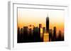 Urban Stretch Series - The One World Trade Center at Sunset - Manhattan - New York-Philippe Hugonnard-Framed Photographic Print